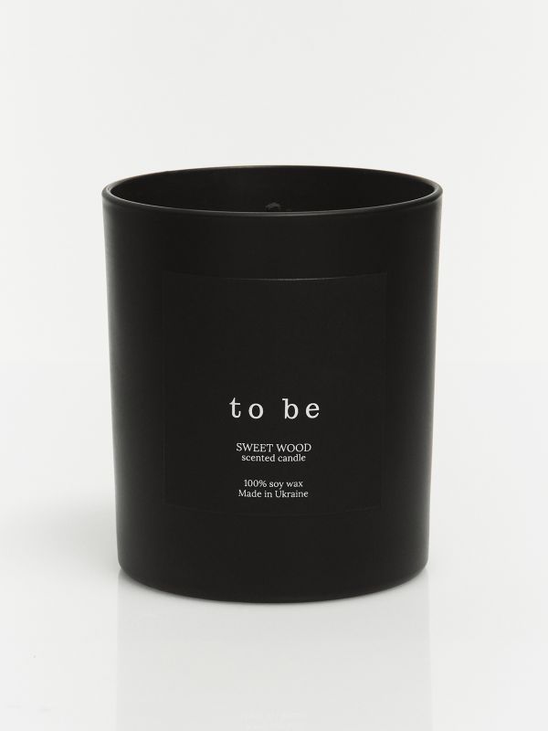 Парфумована свічка з чорного соєвого воску SWEET WOOD 