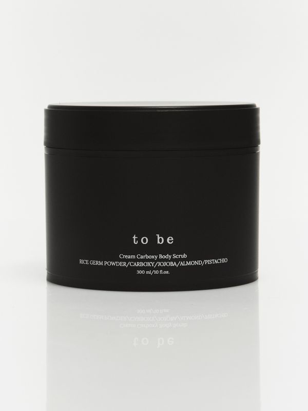 Кремовий карбоксі-скраб з рисовою пудрою для тіла