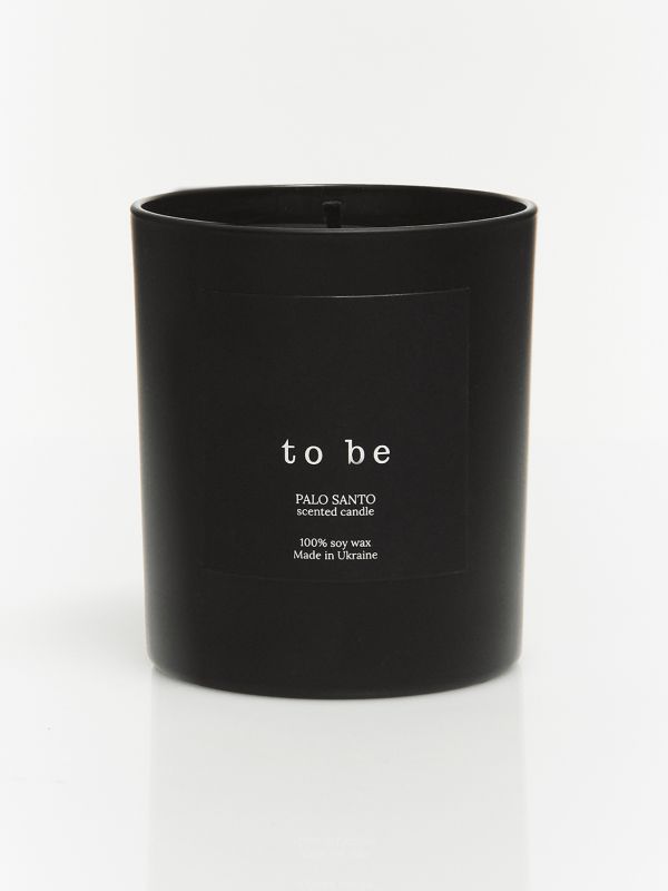 Парфумована свічка з чорного соєвого воску PALO SANTO