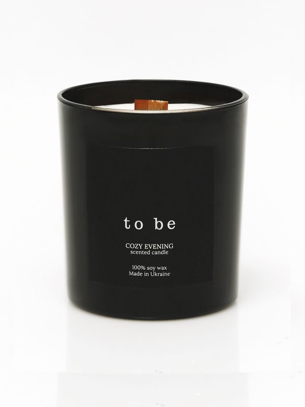 Парфумована свічка з білого соєвого воску COZY EVENING у подарунковій коробці