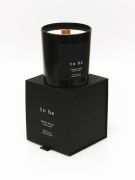 Scented Сandle White Soy Wax SANDAL WOOD in a gift box